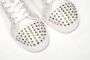 Christian Louboutin Zilveren Roze Platte Punt Kristallen Neus Schoen Grijs - Thumbnail 12