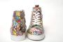 Christian Louboutin Zilveren Roze Platte Punt Kristallen Neus Schoen Grijs - Thumbnail 15