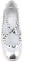 Christian Louboutin Zilveren Ballerina`s met Noppen - Thumbnail 2