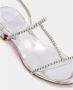 Christian Louboutin Zilveren Queenie Sandalen met Strass - Thumbnail 2