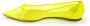 Christian Louboutin Zonneschijn Geel Mesh Platte Elegantie Yellow Dames - Thumbnail 15