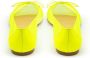 Christian Louboutin Zonneschijn Geel Mesh Platte Elegantie Yellow Dames - Thumbnail 16