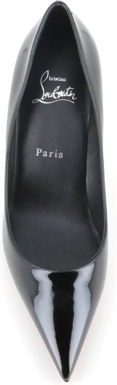 Christian Louboutin Zwarte Lakleren Hoge Hakken