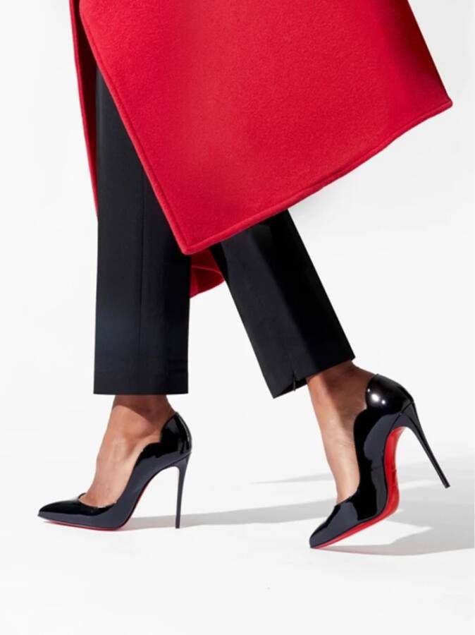 Christian Louboutin Zwarte Lakleren Hot Chick Pumps
