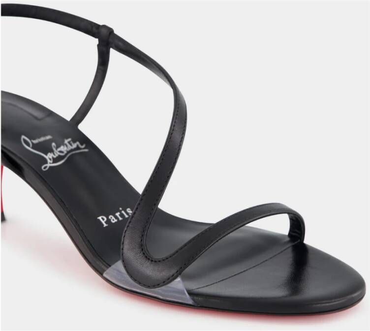Christian Louboutin Zwarte leren Rosalie sandalen