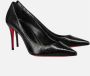 Christian Louboutin Black Star Leather Heel 85mm Black Dames - Thumbnail 2