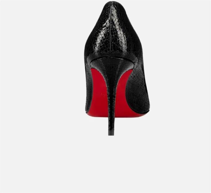 Christian Louboutin Black Star Leather Heel 85mm Black Dames