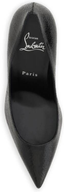 Christian Louboutin Black Star Leather Heel 85mm Black Dames