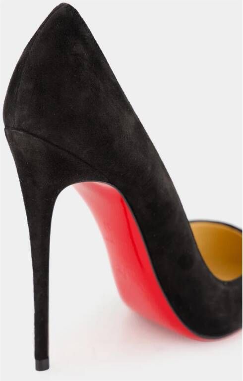 Christian Louboutin Zwarte Veau Velours Pumps So Kate