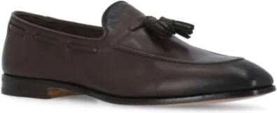 Church's Bruine Leren Loafers met Zichtbare Stiksels Brown Heren