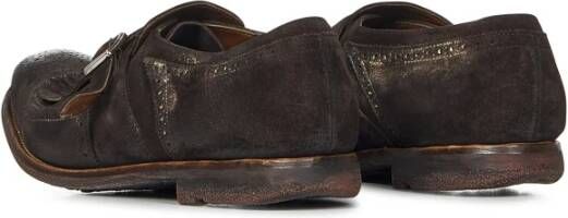 Church's Bruine platte schoenen met vintage stijl Brown Heren