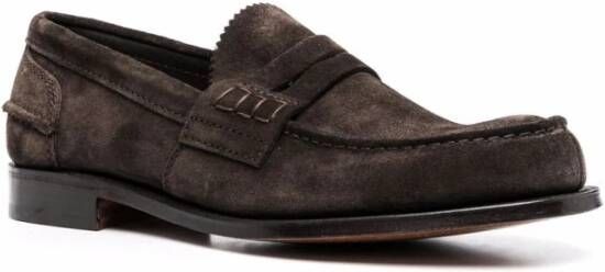 Church's Bruine Suède Loafers Brown Heren