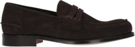 Church's Bruine Suède Loafers Brown Heren