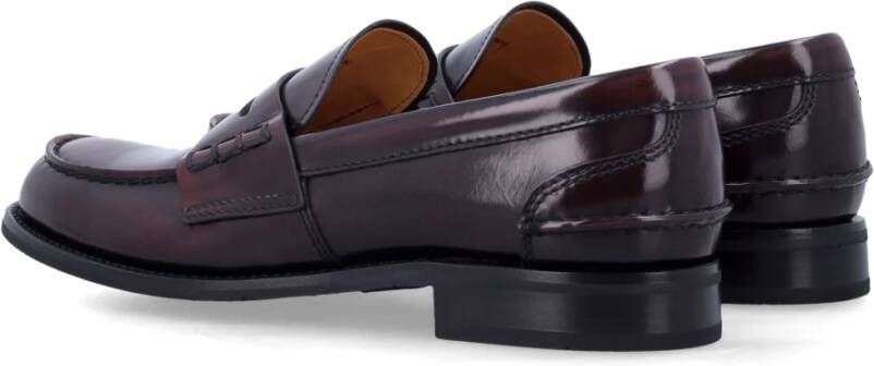 Church's Burgundy Closed Loafers Aw25