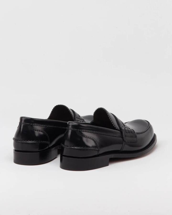 Church's Elegante Penny Moccasin met ambachtelijke details Black Heren