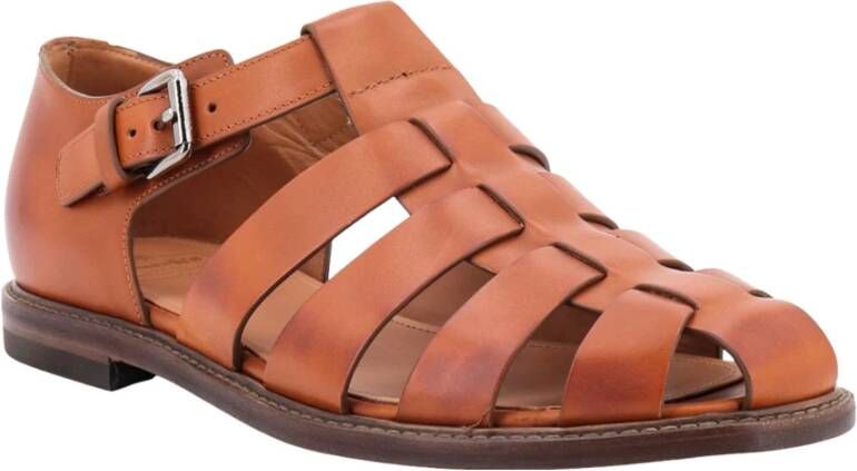 Church's Flat Sandals Bruin Heren