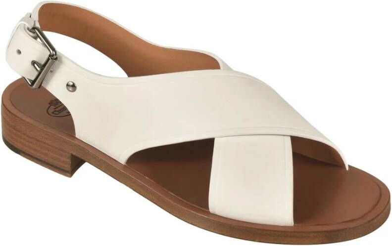 Church's Flat Sandals White Dames