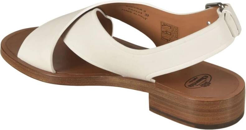 Church's Flat Sandals White Dames