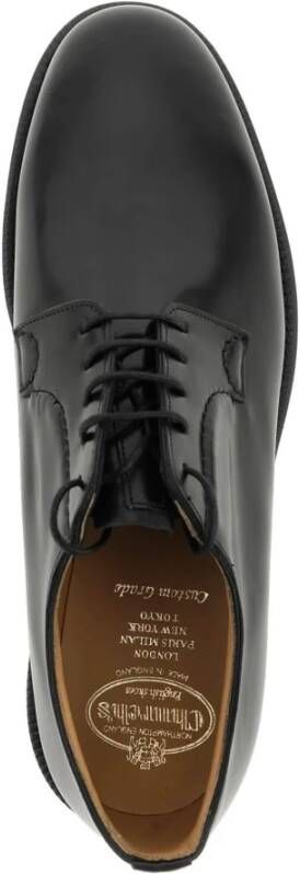 Church's Klassieke Lace-Up Derby van kalfsleer Black Heren