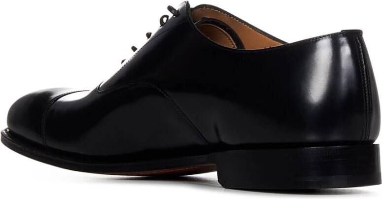 Church's Klassieke Zwarte Leren Veterschoenen Black Heren