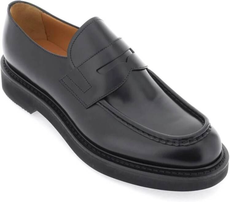 Church's Lynton Mocassins van halfglanzend leer Black Heren