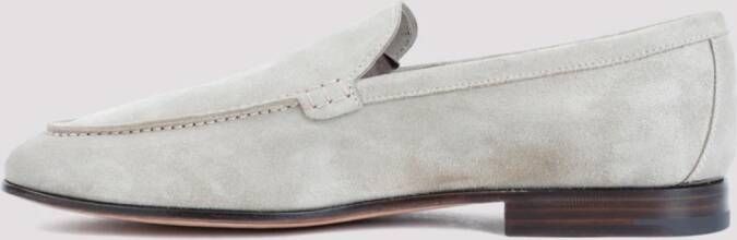 Church's Nude Loafers Almond Toe Slip-On Style Gray Heren