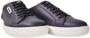 Church's Blauwe Leren Sneakers Zwart Heren - Thumbnail 4