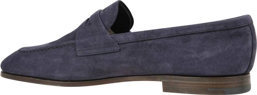 Church's Suède Loafers Leren Zool Ongevoerd