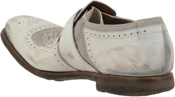 Church's Vintage Leren Loafers met Franjedetail White Heren