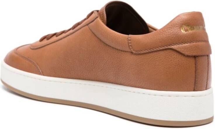 Church's Witte Leren Sneaker Brown Heren