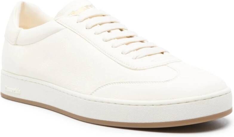 Church's Witte Platte Schoenen Elegante Stijl White Heren