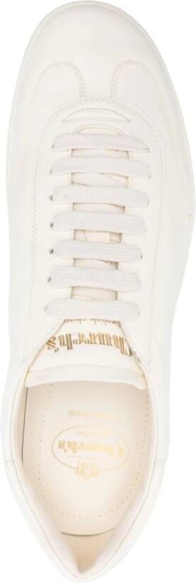 Church's Witte Platte Schoenen Elegante Stijl White Heren