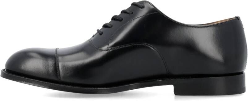 Church's Zwarte Gesloten Derby Schoenen Black Heren