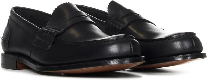 Church's Zwarte Leren Loafer Schoenen Black Heren