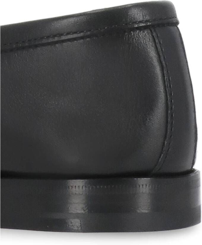 Church's Zwarte Leren Loafers met Ronde Neus Black Heren