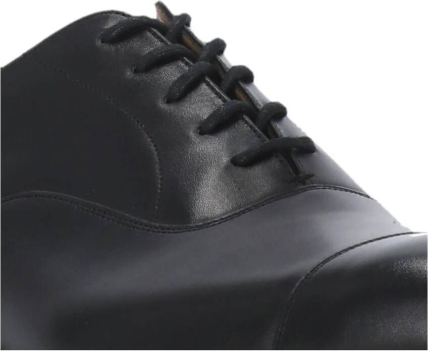 Church's Zwarte Leren Veterschoenen