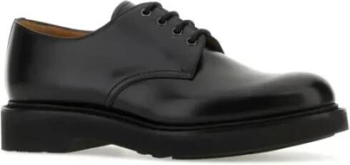 Church's Zwarte platte schoenen Black Heren
