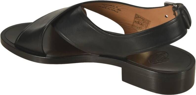 Church's Zwarte platte schoenen elegante stijl Black Dames