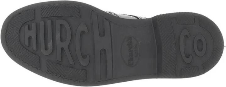 Church's Zwarte platte schoenen met rubberen zool