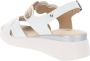 Cinzia Soft Dames Sandalen van Kunstleer met Gesp Sluiting White Dames - Thumbnail 13