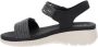 Cinzia Soft Dames Sandalen van Kunstleer en Stof Black Dames - Thumbnail 12