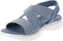 Cinzia Soft Dames Sandalen van Kunstleer en Stof Blue Dames - Thumbnail 4