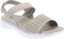 Cinzia Soft Dames Sandalen van Kunstleer Gesp Sluiting Gray Dames - Thumbnail 2