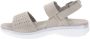 Cinzia Soft Dames Sandalen van Kunstleer Gesp Sluiting Gray Dames - Thumbnail 12