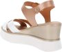 Cinzia Soft Dames Sandalen van Kunstleer met Gesp Sluiting White Dames - Thumbnail 6