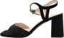Cinzia Soft Zwarte hoge hak sandalen Elegante stijl Black Dames - Thumbnail 2