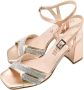 Cinzia Soft Elegante High Heel Sandalen in Roze Multicolor Dames - Thumbnail 3