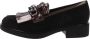 Cinzia Soft Faux Leather Loafers Comfort Stijl Black Dames - Thumbnail 7