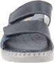 Cinzia Soft Flat Sandals Blauw Dames - Thumbnail 3