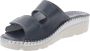Cinzia Soft Flat Sandals Blauw Dames - Thumbnail 4